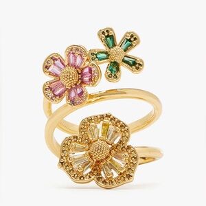 SIZE 6 Kate Spade Fleurette Wrap Ring